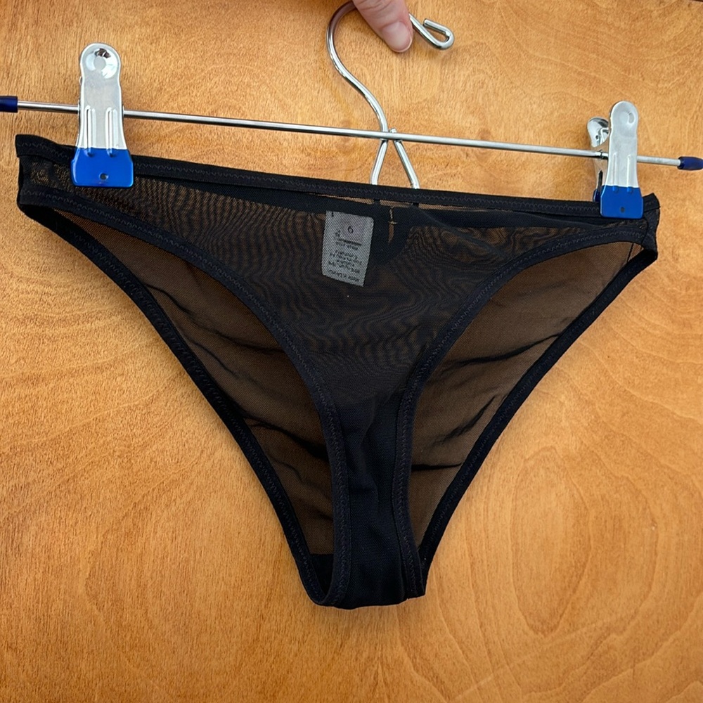 Lara Intimates black mesh hipster brief